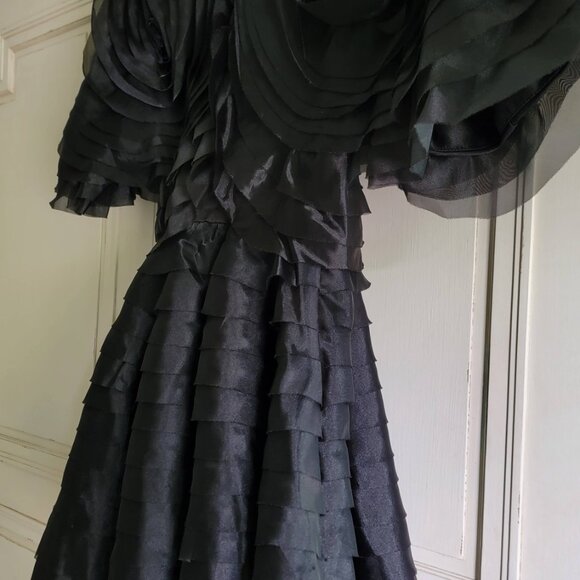 Aje Amour Black Dress US 2 - Picture 8 of 11